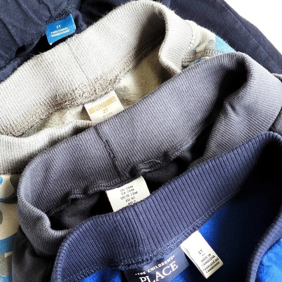 Size 2T Set of 4 Joggers Bundle Fall Back to School - Picture 3 of 3